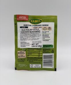 Alternative view of kamis przyprawa do kurczaka po staropolsku, old polish style chicken seasoning.
