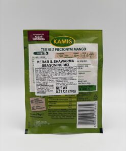 Alternative view of Kami’s przyprawa do kebab shoarma, kebab and shawarma seasoning mix.
