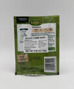 Alternative view of kamis czarnuzka nasiona, black cumin seed.