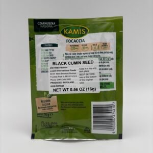 Alternative view of kamis czarnuzka nasiona, black cumin seed.