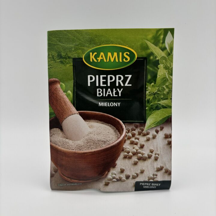 kamis pieprz bialy mielony, ground white pepper