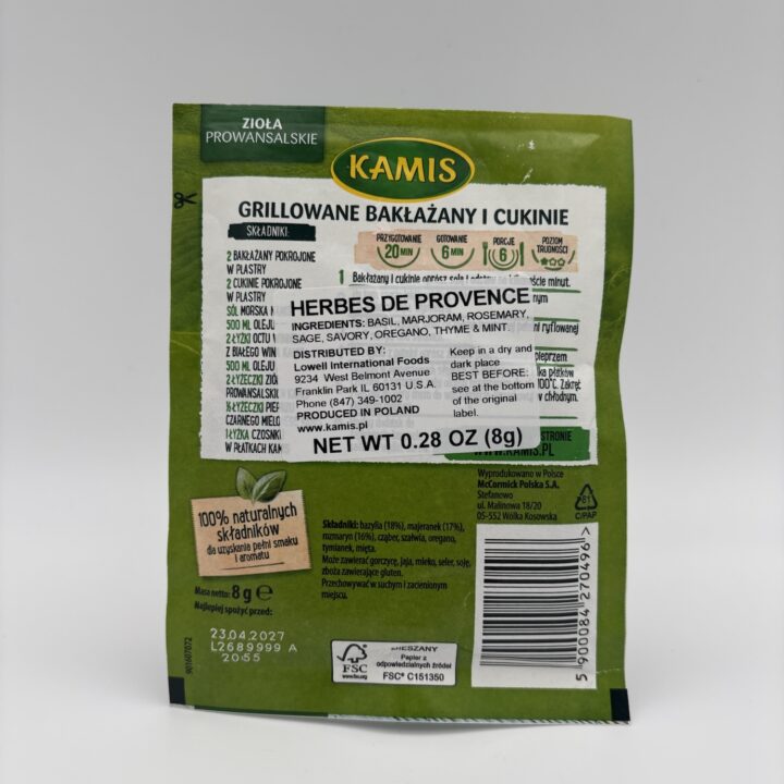 Alternative view of kamis ziola prowansalskie, herbes de provence