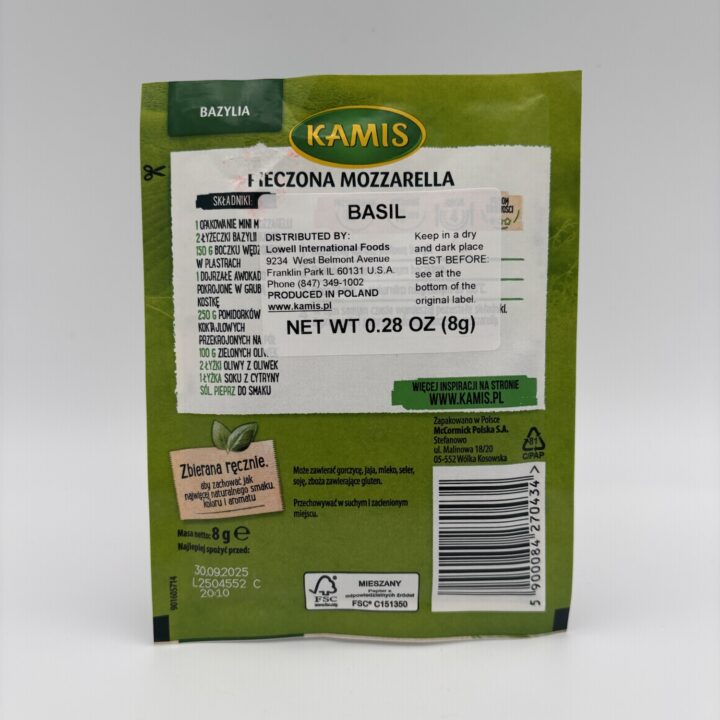 Alternative view of kamis bazylia, basil