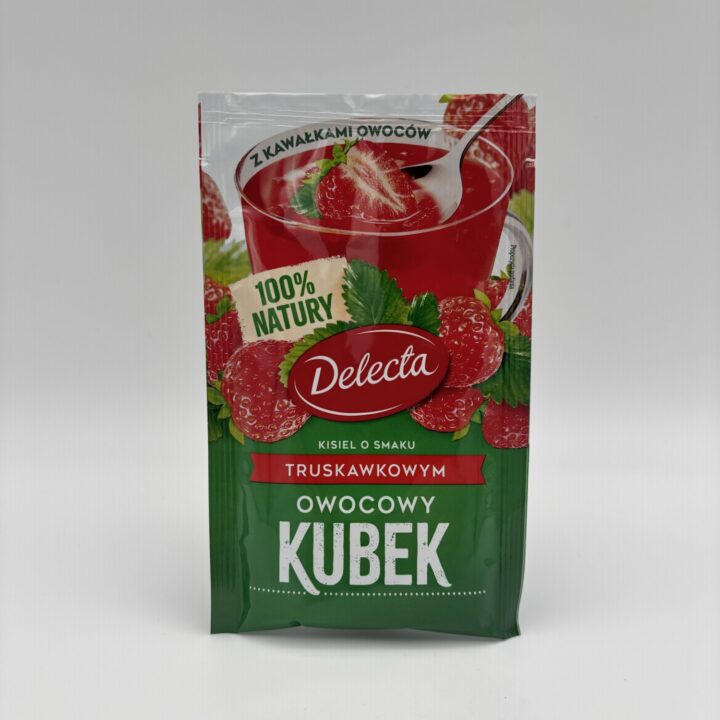 delecta kisiel truskawkowym owocowy