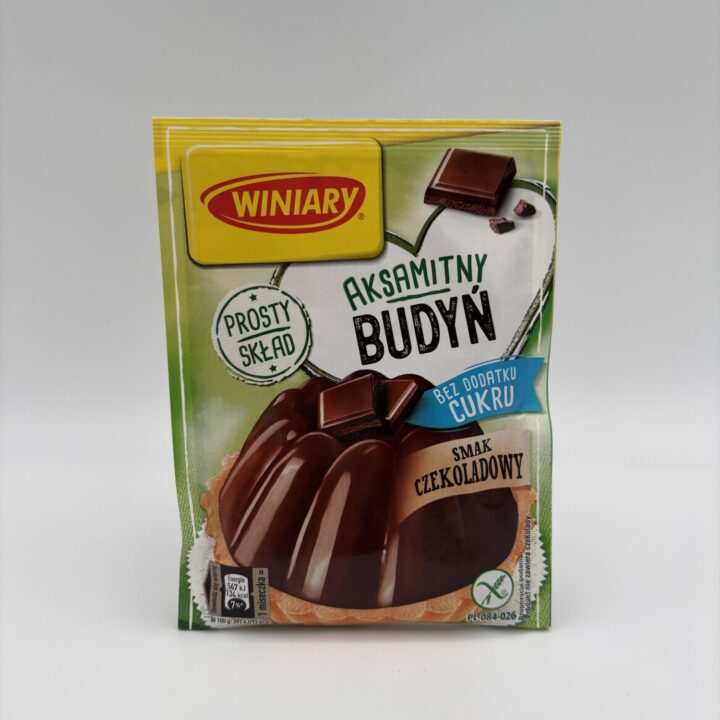 winiary aksamitny budyn bez dodatku cukru smak czekoladowy