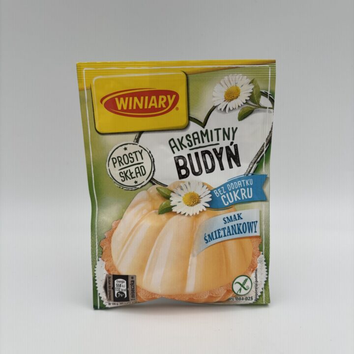 winiary aksamitny budyn bez dodatku cukru smak smietankowy