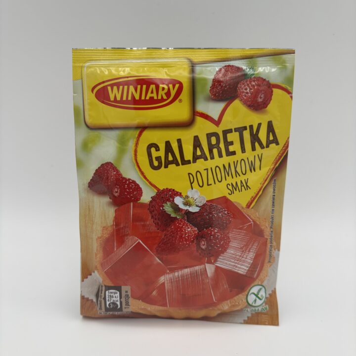winiary galaretka poziomkowy smak