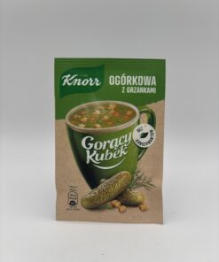 knorr ogorkowa z grzankami