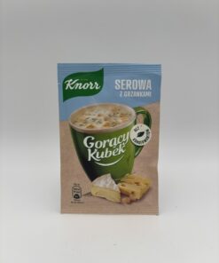 knorr serowa z grzankami