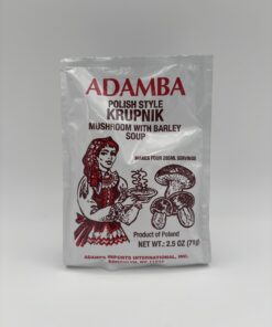adamba polish style krupnik mushroom with barley soup