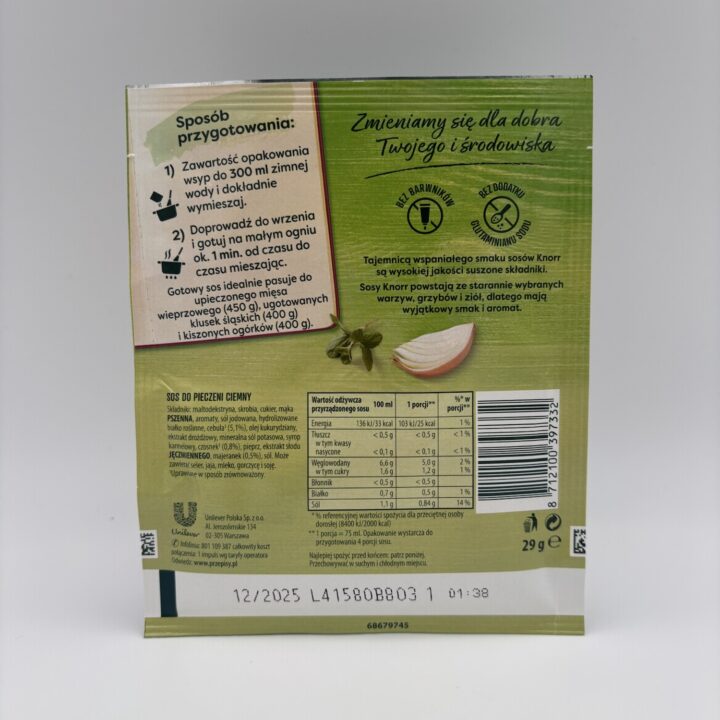 Alternative view of knorr sos do pieczeni ciemny
