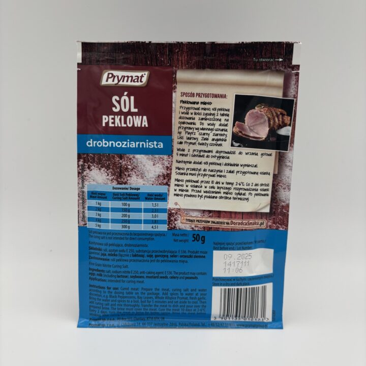Alternative view of prymat sol peklowa