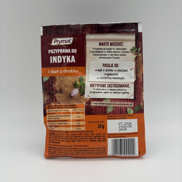 Alternative view of prymat przyprawa do indyka