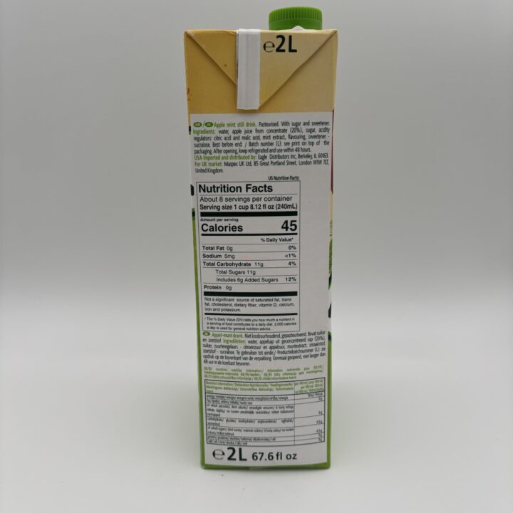 Alternative view of tymbark apple mint