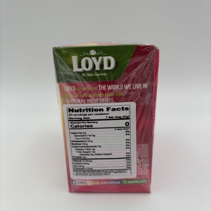 Alternative view of Loyd Raspberry and Lemon