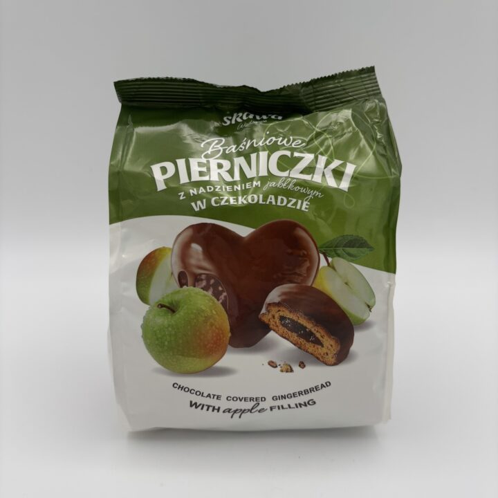 Skawa Basniowe Pierniczki chocolate Covered gingerbread with apple filling