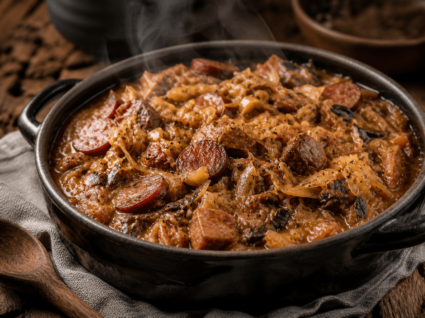 Bigos Polish hunter stew