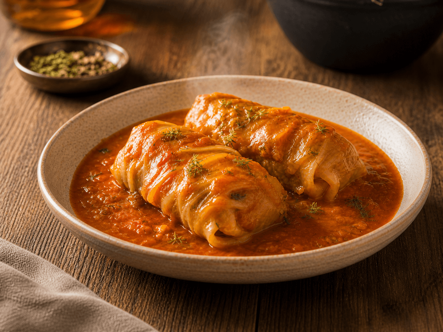 Gołąbki stuffed cabbage rolls